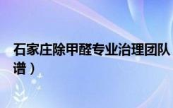 石家庄除甲醛专业治理团队（石家庄哪家除甲醛公司比较靠谱）