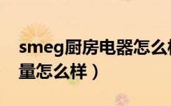 smeg厨房电器怎么样（smeg厨房电器的质量怎么样）