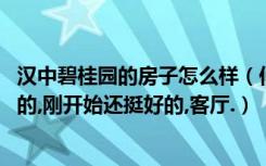 汉中碧桂园的房子怎么样（们在汉南碧桂园买的房子,精装修的,刚开始还挺好的,客厅.）