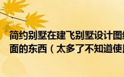 简约别墅在建飞别墅设计图纸及效果图大全上找到很过这方面的东西（太多了不知道使用哪个了）