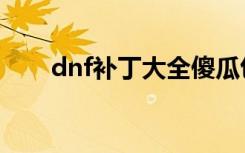 dnf补丁大全傻瓜包（dnf补丁大全）