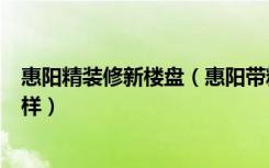 惠阳精装修新楼盘（惠阳带精装修楼盘――山水名人花园怎么样）