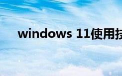 windows 11使用技巧（windows11）