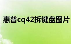 惠普cq42拆键盘图片（惠普cq42拆机教程）