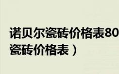 诺贝尔瓷砖价格表80x80通体大理石（诺贝尔瓷砖价格表）