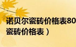 诺贝尔瓷砖价格表80x80通体大理石（诺贝尔瓷砖价格表）