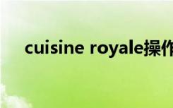 cuisine royale操作（cuisine royale）