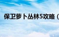 保卫萝卜丛林5攻略（保卫萝卜丛林5攻略）