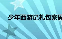 少年西游记礼包密码（少年西游记礼包）