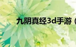 九阴真经3d手游（九阴真经好玩么）