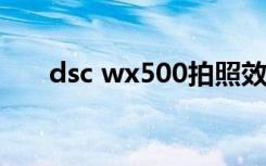 dsc wx500拍照效果图（dsc w570）