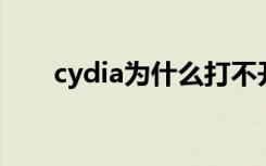 cydia为什么打不开（cydia 打不开）