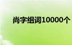 尚字组词10000个（尚字组词有哪些）