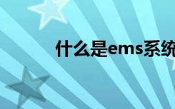 什么是ems系统（什么是EMS）