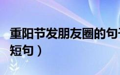 重阳节发朋友圈的句子（重阳节话语发朋友圈短句）