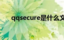 qqsecure是什么文件夹（qqsecure）