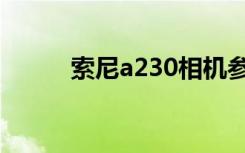 索尼a230相机参数（索尼a230）