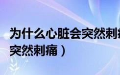 为什么心脏会突然刺痛不敢动（为什么心脏会突然刺痛）