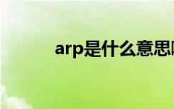 arp是什么意思啊（arp攻击器）