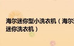 海尔迷你型小洗衣机（海尔迷你洗衣机种类有哪些超实用的迷你洗衣机）