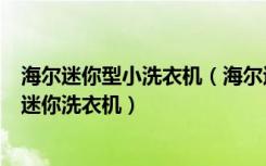 海尔迷你型小洗衣机（海尔迷你洗衣机种类有哪些超实用的迷你洗衣机）