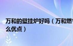 万和的壁挂炉好吗（万和燃气壁挂炉好不好燃气壁挂炉有什么优点）