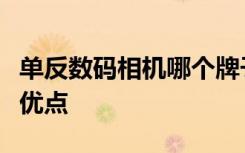 单反数码相机哪个牌子好单反数码相机有什么优点