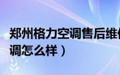 郑州格力空调售后维修服务电话（郑州格力空调怎么样）