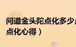 问道金头陀点化多少点（《问道》问道金头陀点化心得）