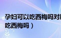 孕妇可以吃西梅吗对胎儿有影响吗（孕妇可以吃西梅吗）