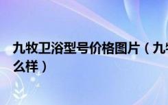 九牧卫浴型号价格图片（九牧卫浴的价格是多少九牧卫浴怎么样）