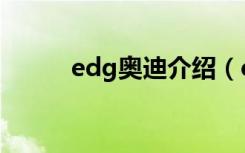 edg奥迪介绍（edg奥迪去哪了）