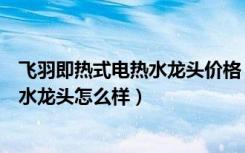 飞羽即热式电热水龙头价格（飞羽电热水龙头价格飞羽电热水龙头怎么样）