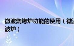 微波烧烤炉功能的使用（微波炉烧烤功能怎么用,如何选购微波炉）