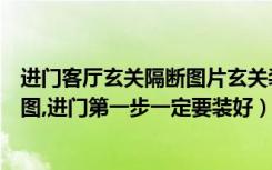 进门客厅玄关隔断图片玄关装修效果图（玄关隔断装修效果图,进门第一步一定要装好）