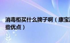 消毒柜买什么牌子啊（康宝消毒柜好不好康宝消毒柜都有哪些优点）