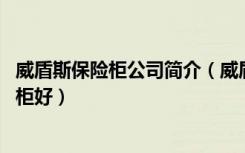 威盾斯保险柜公司简介（威盾斯保险柜怎么样,什么品牌保险柜好）