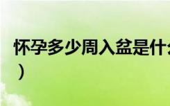 怀孕多少周入盆是什么感觉（怀孕多少周入盆）