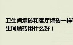 卫生间墙砖和客厅墙砖一样可以吗（一般卫生间墙砖价格卫生间墙砖用什么好）