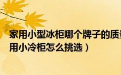 家用小型冰柜哪个牌子的质量好（家用小冷柜哪个尺寸好家用小冷柜怎么挑选）