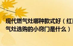 现代燃气灶哪种款式好（红日红外线燃气灶怎么样红外线燃气灶选购的小窍门是什么）