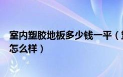 室内塑胶地板多少钱一平（塑胶地板一平方多少钱塑胶地板怎么样）