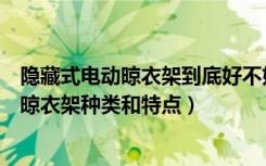 隐藏式电动晾衣架到底好不好（落地晾衣架什么牌子好落地晾衣架种类和特点）