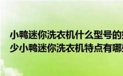 小鸭迷你洗衣机什么型号的好用（小鸭迷你洗衣机价格是多少小鸭迷你洗衣机特点有哪些）