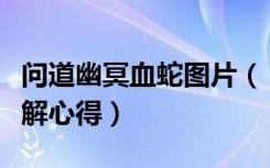 问道幽冥血蛇图片（《问道》问道幽冥血蛇详解心得）