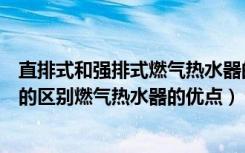 直排式和强排式燃气热水器的区别（燃气热水器直排和强排的区别燃气热水器的优点）