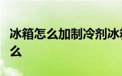 冰箱怎么加制冷剂冰箱添加制冷剂需要注意什么