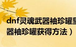 dnf灵魂武器袖珍罐里面有什么（DNF灵魂武器袖珍罐获得方法）