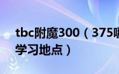 tbc附魔300（375哪里学 tbc附魔300 375学习地点）