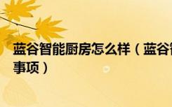 蓝谷智能厨房怎么样（蓝谷智能厨房好不好装修厨房的注意事项）